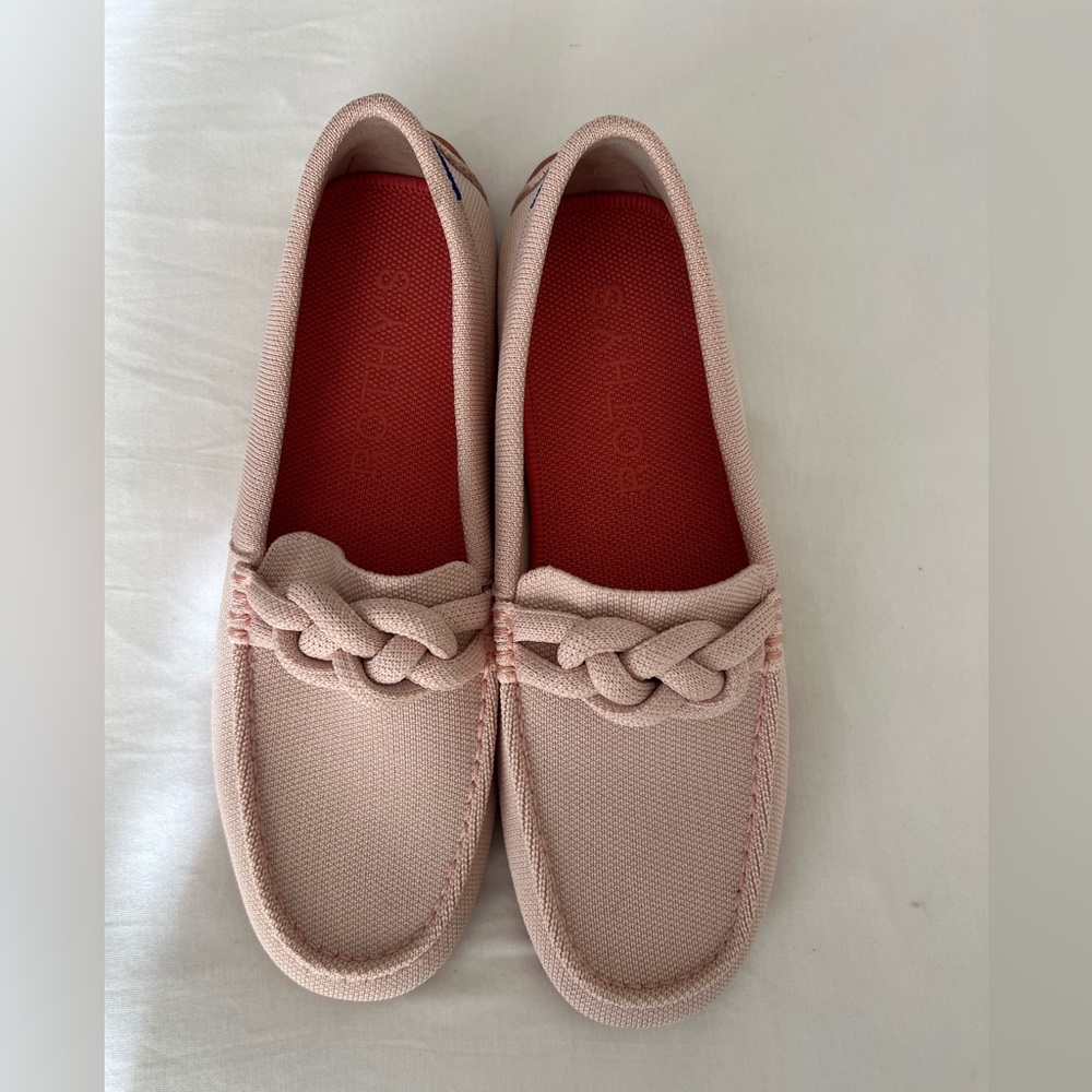 Rothy's Blush The Braid Driving Moccasins